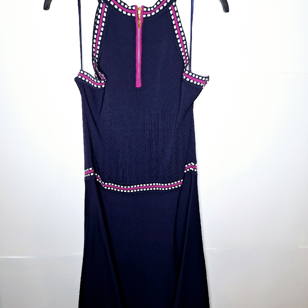 Eliza J light academia core a-line knit dress size XL - Picture 2 of 7